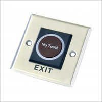 Infrared Exit Button - Durable Stainless Steel, 86x86x29 Mm | 12vdc No Touch Sensor, 10 Cm Detection Range, Led Indicators