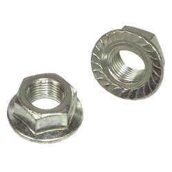 Flange Nut 3-8 UNC With Serrations