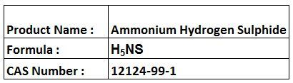 Ammonium Hydrogen Sulphide