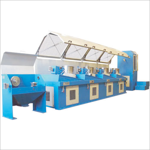 Straight Line Wire Drawing Machine - Stainless Steel, AC Frequency Drive, 0-300 Kg/Cm2 Pressure | Hydraulic/Pneumatic Brake, Digital Counter, Automatic Doffing, Precise Control