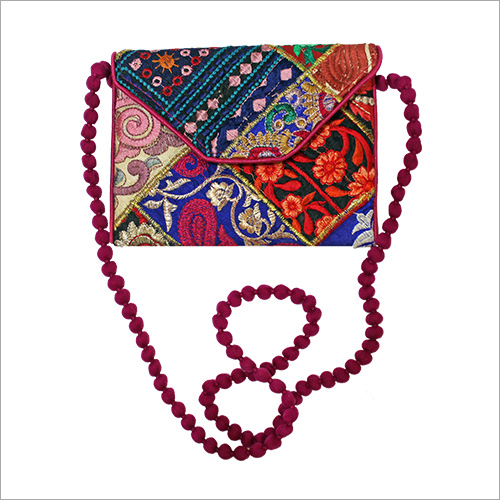 Small Embroidery Clutch Bag