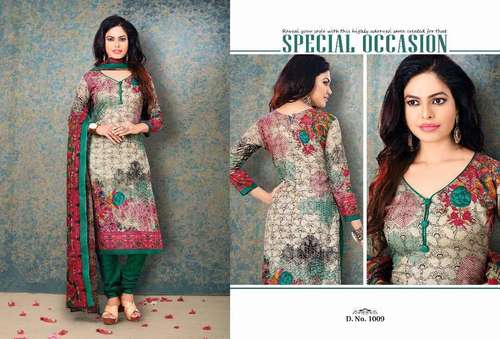 Green Ladies Churidar Suits