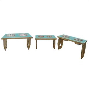 Pet Wooden Feeding Table