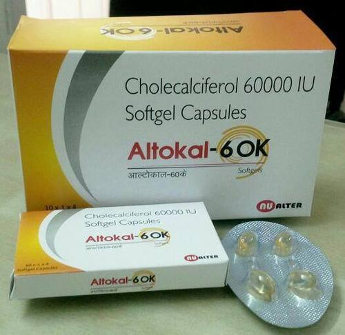 Cholecalciferol 60000 Iu General Medicines