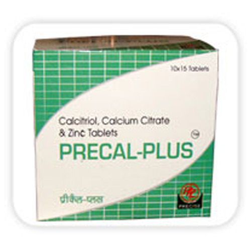 Calcium Citrate Calcitriol And Zinc Tablets
