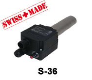 HEATERS - Metal Alloy, 15x10x8 cm | 1500W, 20-300°C Temperature Range, IP54, Compact Design, Durable Build, Easy Install, Swiss Made, Precise Control