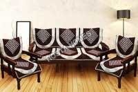 KC BROWN ABSTRACT SOFA COVERS