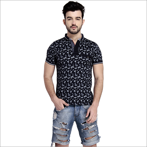 Men's Solid Polo T-Shirt