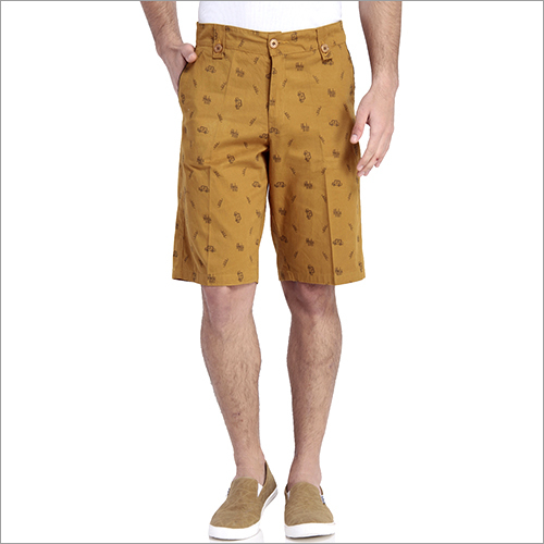 Men's Solid Bermuda Shorts