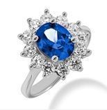 Color Stone Ring Colored Stone Wedding Bands Vcr Four