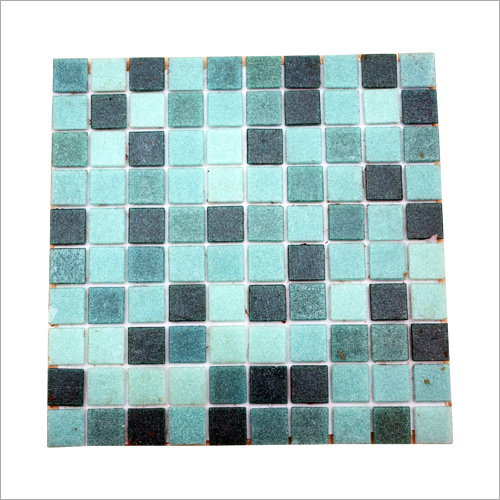 Green Mix Mosaic Tiles - Glass Material, Slip-Resistant Finish, Reflective Surface | Easy to Install, Unique Accent for Interior and Exterior Decor