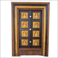 Six Panel Wooden Door Size: 84"