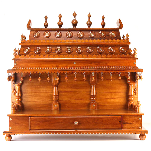 Traditional Wooden Mandir