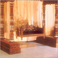 Wooden Carved Swing