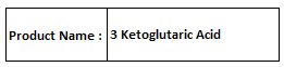 3 Ketoglutaric Acid