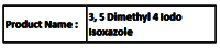 3,5 Dimethyl 4 Iodo Isoxazole - White Crystalline Solid, C5h7ino, Melting Point 70-72â°c | High Purity, Reliable Synthesis, Precise Composition, Versatile Applications