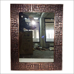 Rectangular Leader Design Copper Mirror - Antique Copper Usage: Decorative