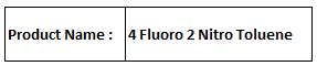 4 Fluoro 2 Nitro Toluene