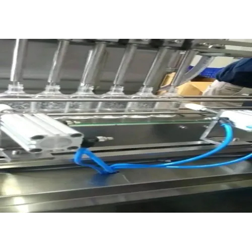 Liquid Filling Machine - Stainless Steel, 220 Voltage | Automatic Beverage Packaging in Silver