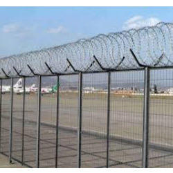 Silver Perimeter Fencing