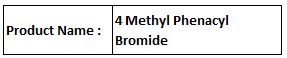 4 Methyl Phenacyl Bromide - White to Light-Yellow Crystalline Powder Boiling Point 270-280 Â°C High Purity Versatile Reagent