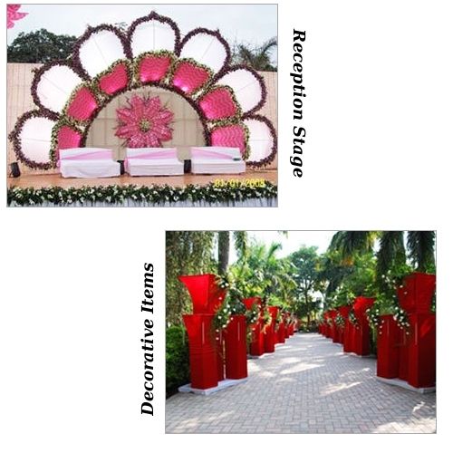 Reception Stage & Decorative Items