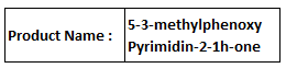 5-3-Methylphenoxy Pyrimidin-2-1H-One - White Powder, Purity >98%, Melting Point 150-153°C | High Purity, Precise Synthesis, Research Grade