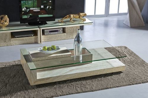 Glass Rectangular Centre Table
