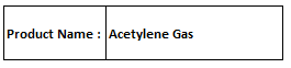 Acetylene Gas