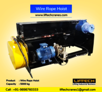 Wire Rope Hoist Capacity: 0.5 - 20 Ton/day