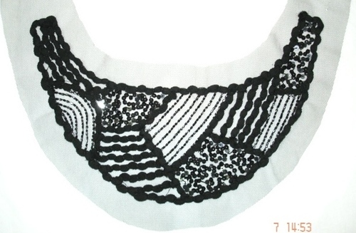 beaded neckline