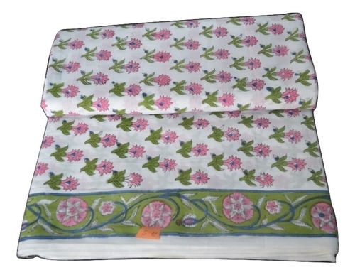 Multicolor Hand Block Printed Cotton  Fabric