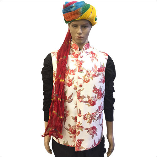 White And Red Nehru Jackets
