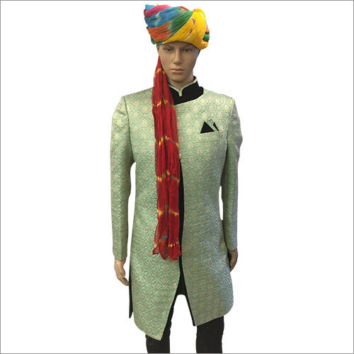 Light Green Fancy Indo Westerns