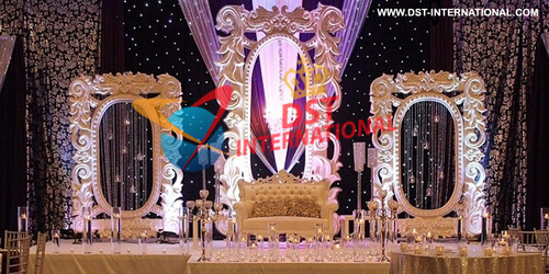 Stylish Fiber Square Panels - Fiber Glass, Various Sizes, White | Ornate Design, Self-Standing, Lightweight, Easy Assembly