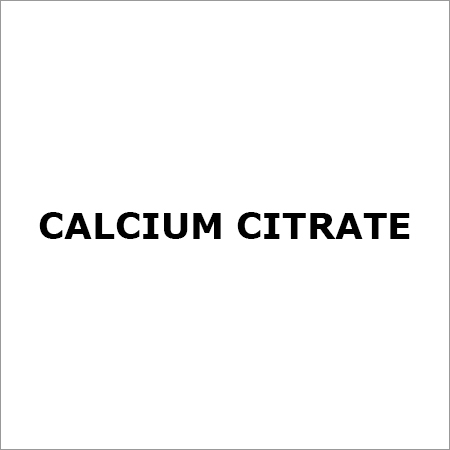 Calcium Citrate