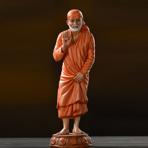Sant Shri Sai Baba Statue 15 Inch- Cut Out