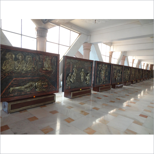 Sant Shri Swami Samarth Jiwan Charitra 28 Murals, 6x7 ft, Maharashtra