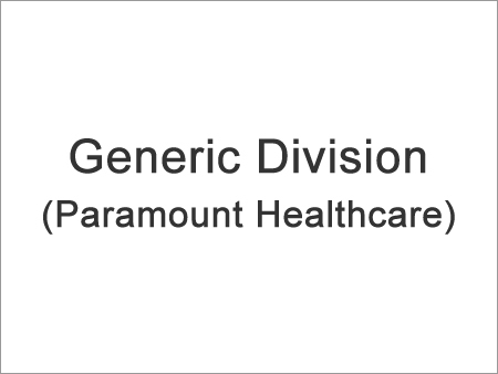 Generic Division (Paramount Healthcare By PARAMOUNT HEALTHCARE