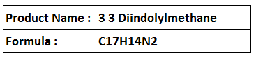 3 3 Diindolylmethane - White Powder, C17H14N2, 246.31 g/mol | RRP Respiratory Virus Management, 98% Purity, DMSO Soluble