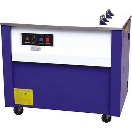 Box Strapping Machine - Semi-Automatic, 90 kg Weight, Blue Color | Heating Type, 6 Month Warranty