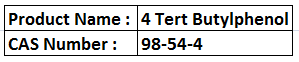 4 Tert Butylphenol
