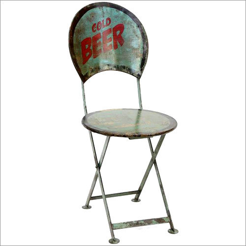 Iron Side Chair - Metal Iron Frame Durable Design for Enhanced Stability and Comfort