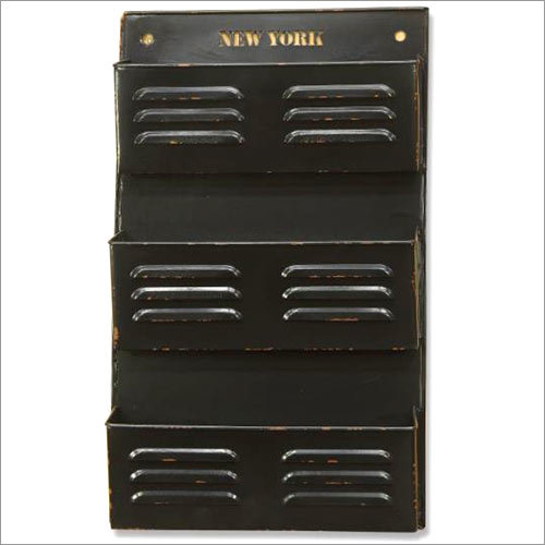 Black Iron Book Shelf