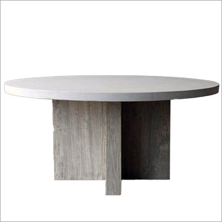 Round Concrete Table
