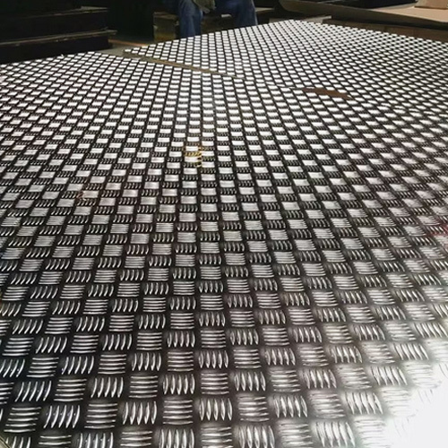 Aluminium Chequered Plates - Color: Grey