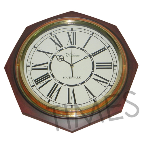 Nautical Wall Clock Brown