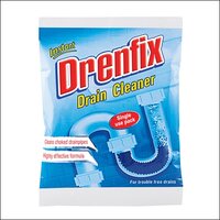 Drenfix Drain Cleaner Powder - 50g Pouch | White Powder, Prevents Blockages, Extends Drain Lifespan, Easy-to-use Acid Hydrolysis Formula