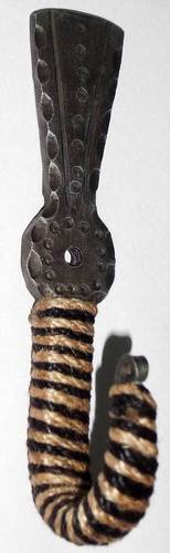 Jute Wrapped Forged Iron Hook
