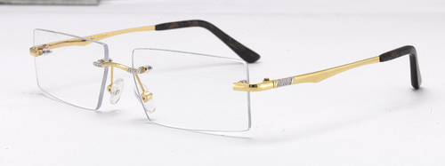 Gold Spectacles Frame